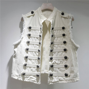 Ensemble tendance pour femme : <span class=keywords><strong>veste</strong></span> <span class=keywords><strong>en</strong></span> <span class=keywords><strong>jean</strong></span> rétro 2026 + pantalon long - Style élégant et décontracté - Product Image 4
