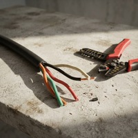 Câble flexible résistant aux intempéries pour l'éclairage extérieur industriel, des pelouses et des aménagements paysagers, SJOOW SOOW 3x12AWG PE/CPE Caoutchouc 300/600V