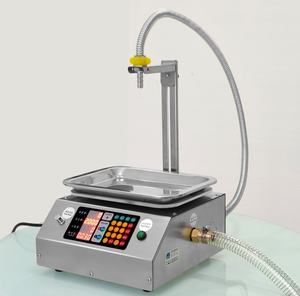 Nhỏ tự động mật ong ăn được dầu mè dán nhớt máy làm đầy chất lỏng trọng lượng mỹ phẩm định lượng Máy chiết rót - Product Image 2