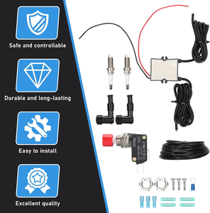 Chất Lượng Cao Phổ 12V Kép Exhaust Flamethrower Kit Cho Xe Xe Máy Xe Tải Đôi Ngọn Lửa Phun Sửa Đổi Bộ - Product Image 5