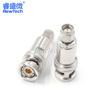 Fabricante conector TRB/JJ/JK/KJ BNC Triax Coaxial macho-hembra a SMA macho-hembra adaptador de Cable para Lab Telecom
