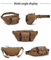 En gros Personnalisé 900D Oxford 3L Tactique Molle Utilitaire Pochette Sac Polyester Caché Carry Fanny Pack Taille Sac Mode