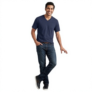 Nouveau produit phare 2026 : T-shirt personnalisé pour homme en coton respirant avec logo frontal – Unisexe - Product Image 1