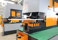 Machine de découpe et de poinçonnage hydraulique CNC multifonctionnelle pour le traitement des tôles, des barres et des profilés en acier