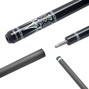 Queue de billard en fibre de carbone <span class=keywords><strong>58</strong></span> pouces, queues de billard professionnelles à faible déviation, pointe de 12,5 mm - Product Image 2