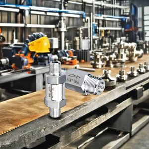 Válvula de Retención Unidireccional C-Way de Bajo Costo, Rosca Macho BSPT de 1/4'', Alta Temperatura, Acero Inoxidable 304, Sellado de PTFE para Agua - Product Image 3