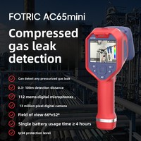Kamera Pencitraan Akustik Genggam FOTRIC AC65Mini 770g dengan 112 Mikrofon MEMS, Detektor Kebocoran Gas/Udara Ultrasonik Portabel