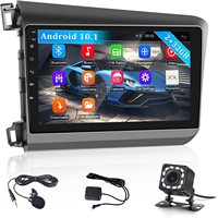 Stereo Navigasi GPS Mobil untuk Civic 2012-2015 Android 13 Wireless CarPlay Android Auto DSP 4G WiFi BT OEM Plug Play Amplifier