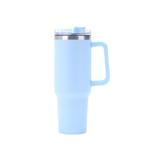 Stainless Steel Insulated Tumbler 304 With Straw And Handle Large Capacity For Travel And Outdoor Use - Product Image 4