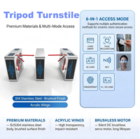 Torniquete trípode inteligente con control de acceso, reconocimiento facial, RFID, código QR, entrada de seguridad para comercios, oficinas y escuelas