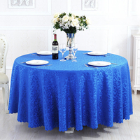 Vente en gros de linge de table rond en polyester de style américain couverture de table de mariage violet nappes de luxe pour table de fête à manger