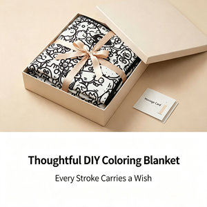 Housse personnalisée en laine et cachemire imprimée graffiti DIY pour lit, canapé, chambre à coucher, sieste, décompression, toutes saisons - Product Image 2