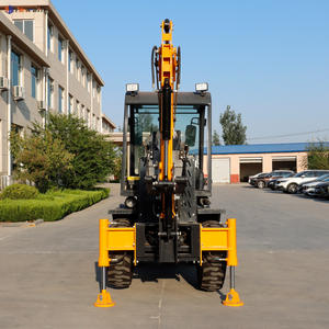 무료 배송 중국산 미니 백호 로더 4x4 컴팩트 트랙터 로더 및 백호 포함 - Product Image 5