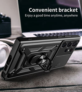 Vente chaude pour Samsung pour <span class=keywords><strong>Galaxy</strong></span> A13/A14 <span class=keywords><strong>5G</strong></span> étui de téléphone portable anneau support S22/S23 Ultra couverture voiture magnétique S21 FE A33 couverture - Product Image 3