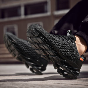 Groothandel Fly Mesh Rode Mode Sneakers Mes Buitenzool Witte Sport Casual Heren Schoenen Sneakers - Product Image 3