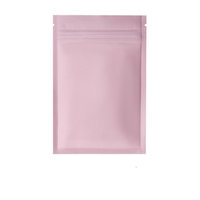 Sacs scellés pour aliments en aluminium dépoli, double face, plaqué aluminium, opaques, colorés, pour bijoux et bijouterie, avec fermeture Ziplock