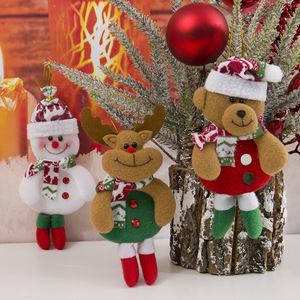 Merry Christmas <b>Ornaments</b> Christmas Gift Santa Claus Snowman Toy Doll Christmas Tree Hang Decorations for Home - Product Image 5
