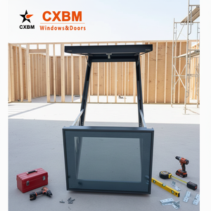 Personnalisé Excellente Étanche Villa Grenier <span class=keywords><strong>Toit</strong></span> Fenêtre Balançoire Ouverte Lucarne Convertible Balcon Lucarne Ventilation Caractéristiques - Product Image 2