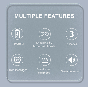เครื่องนวดคอแบบหนีบอัจฉริยะรุ่นใหม่ปี 2026 พร้อมระบบทำความร้อนและการสั่นสะเทือนเพื่อบรรเทาอาการปวดและผ่อนคลายกล้ามเนื้อ - Product Image 6