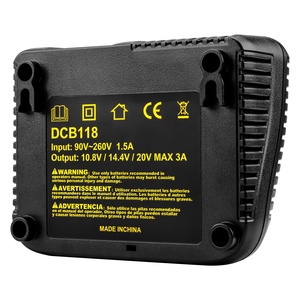 <span class=keywords><strong>Chargeur</strong></span> de batterie au lithium DCB118 60W pour outils électriques, sortie DC18V3A, entrée AC100-240V, protection contre les surcharges, voyant lumineux - Product Image 5