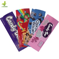 Sacs en plastique Mylar thermoscellables avec logo personnalisé, rectangulaires, 4g, pour bonbons, en-cas, champignons, chocolat, emballage