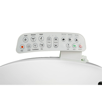 Abattant de toilette intelligent avec lumière nocturne automatique, bidet électrique avec panneau et écran LED, fabricant d'origine