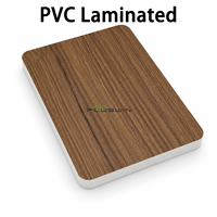 Panneau stratifié PVC imperméable à l'eau, grain de bois, 18 mm, 4x8 pieds, pour armoire de cuisine, directement de l'usine