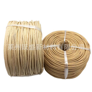 Manufacturer supplies unbleached 3mm/3.5mm single-strand kraft paper <b>rope</b>, one-strand paper <b>rope</b> for chairs, furniture, and - Product Image 3