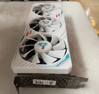 Carte graphique de jeu d'occasion AX Gaming RTX3070 X3W 8 Go GDDR6 256 bits, 3 ventilateurs, GPU de bureau