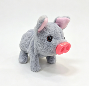 Lindo Cerdito de Peluche Eléctrico, Camina y Emite Sonidos, Multicolor, Regalo de Cumpleaños para Niños y Decoración para Mochila - Product Image 4