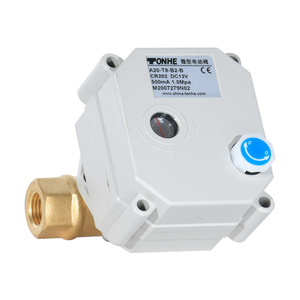 Vanne à boisseau sphérique électrique Tonhe 1 pouce filetée NPT pour le contrôle de l'eau et de l'air, type DN10, pression de fonctionnement 650 psi - Product Image 4
