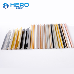 Wholesale Building Hardware Durable Aluminum Alloy Tile Edge Trim 2.5m Hero 1.2mm Thickness Waterproof <strong>Corner</strong> T Shape Transition - Product Image 4
