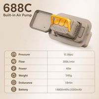 Pompe à air électrique portable OEM mini intégrée pour gonflage et dégonflage de matelas, coussins et bouées gonflables