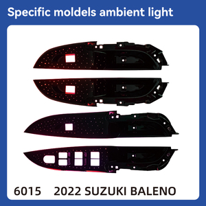 Luz Ambiental para Auto de Alta Calidad para <span class=keywords><strong>SUZUKI</strong></span> <span class=keywords><strong>BALENO</strong></span> 2022, Control por Aplicación, Sincronización Musical, Kit de Tiras LED Dinámicas, Directo de Fábrica - Product Image 1