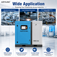 Compresseur d'air à vis rotatif 37kW 50HP VSD BDS-50 7,0m³/min Haute efficacité IP65 Économie d'énergie Machines industrielles pour usine