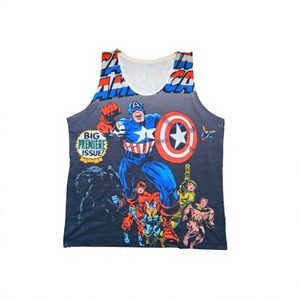 Fitness Tank Top Workout Lightweight <b>Singlet</b> <b>Men</b> Custom Made Sublimation Gym Vest <b>Singlets</b> <b>Men</b> Under Shirt OEM Service - Product Image 1