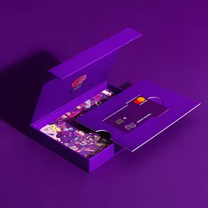 全新设计私人标志VIP会员信用卡豪华包装盒