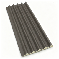Panneau mural en PVC imitation bois, imperméable et anti-moisissure, pour la décoration intérieure de chambre, salon, café, balcon