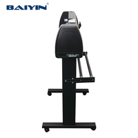 Traceur de découpe vinyle Baiyin 720 mm (28 pouces) en métal et PVC avec moteur pas à pas, fonction de contour manuelle, découpeuse vinyle haute précision