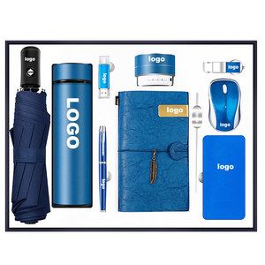 Los más vendidos 2025, gran oferta, 10 piezas, termo, juego de regalo corporativo con taza, bolígrafo, cuaderno, caja de regalo, juego para hombres, artículos de venta - Product Image 4