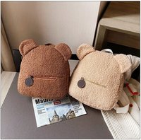 Sac à dos en peluche personnalisé mignon pour tout-petits, motif dessin animé, pour enfants, mini sac à dos en peluche pour l'école