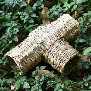 Explosies Verschillende Natuurlijke Poreuze Ontsnappingspijp Stro Hamster Gouden Beer Konijn Totoro Molair Landschap Bamboe Hout Ambachten - Product Image 6