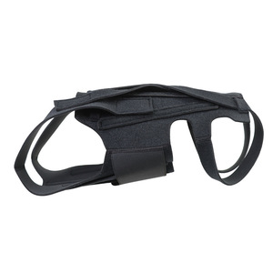 Dog Back Support Vest Adjustable Lumbar Support For IVDD Pain Relief Universal Size Black - Product Image 4