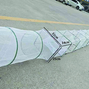 Nhà Máy Bán Buôn Đúp Knot PE/Nylon Có Thể Gập Lại Cua Lồng Cho Tôm Hùm Tôm Hùm Câu Cá Có Thể Gập Lại Rồng Bubu Câu Cá Dài Lồng - Product Image 2