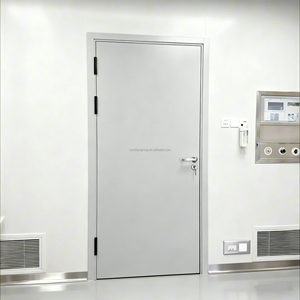 <span class=keywords><strong>Porte</strong></span> coupe-feu certifiée UL en acier galvanisé, épaisseur 45 mm, 60 minutes de résistance au feu, <span class=keywords><strong>porte</strong></span> de passage de sécurité avec tige de poussée - Product Image 2