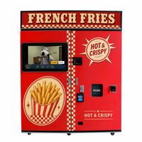 Distributeur automatique de frites Iplaysmart entièrement automatique, capacité de 120 pièces, construction en acier inoxydable, compatible 5G/Wi-Fi, télécommande