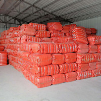 25kg 50kg PP Tissé Leno Net Mesh Sac pour Oignon Pomme de Terre Fruits Légumes Emballage pour Farine Engrais Alimentation Étiquette de Sécurité