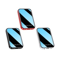 Mini chargeur de batterie externe de grande capacité, 20000mAh, batterie d'alimentation Portable mince avec lampe de poche pour téléphone Portable