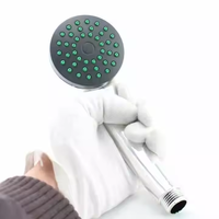 Ensemble de main de douche à fonction unique en plastique ABS bon marché écologique avec tuyau et support accessoire de robinet de salle de bain