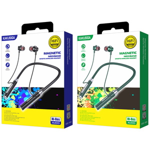 Auricolari Wireless KAKUSIGA con Fascia da Collo, Chip BT V5.0, Memoria, Pieghevoli a Piacere, Auricolari Wireless con Fascia da Collo - Product Image 6